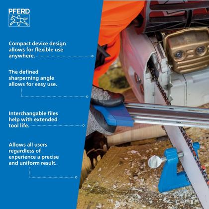 Imagem de Afiador de motosserra PFERD CHAIN SHARP CS-X com lima 5/32"