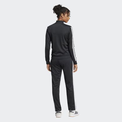 Imagem de Agasalho Adidas TR 3 Stripes Feminino Preto