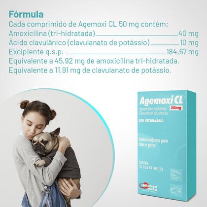 Imagem de Agemoxi CL 50mg Caixa com 10 Comprimidos Para Cães e Gatos