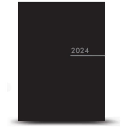 Imagem de Agenda 2024 costurada 168f azul - kaz