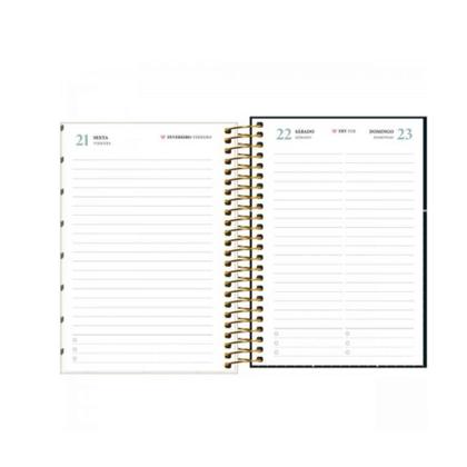 Imagem de Agenda 2025 Diaria Espiral West Village M5 Tilibra