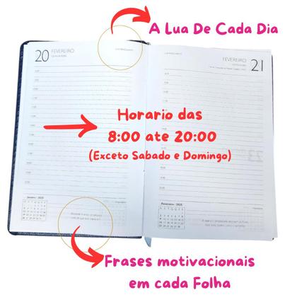 Imagem de Agenda 2025 Executiva Diario Capa Dura 21x14,5cm