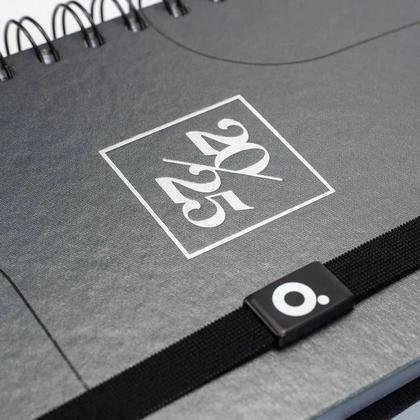 Imagem de Agenda 2025 Ótima midi company titanium 11,3x16,7cm