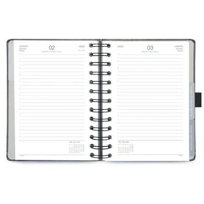 Imagem de Agenda 2025 Ótima midi company titanium 11,3x16,7cm