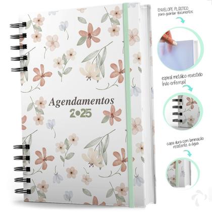 Imagem de Agenda 2025 para Agendamentos c/ Forma de Pagamento Flower