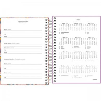 Imagem de Agenda 2026 Espiral Pepper Feminina M4 Cp Sortidas 11,7x16,4cm