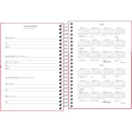 Imagem de Agenda 2026 Espiral Pepper Feminina M4 Cp Sortidas 11,7x16,4cm
