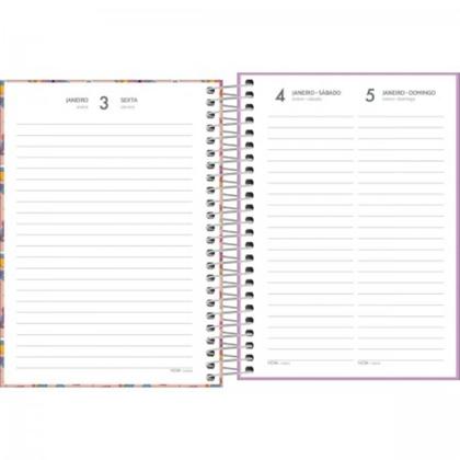 Imagem de Agenda 2026 Espiral Pepper Feminina M4 Cp Sortidas 11,7x16,4cm