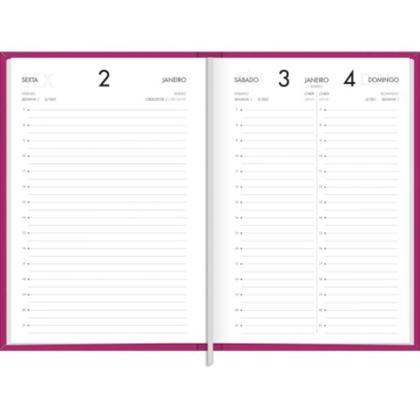 Imagem de Agenda 2026 Executiva Costurada Napoli Feminina M5 13,4x19,2cm