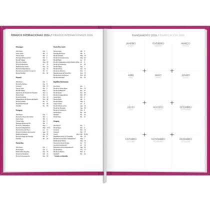 Imagem de Agenda 2026 Executiva Costurada Napoli Feminina M5 13,4x19,2cm