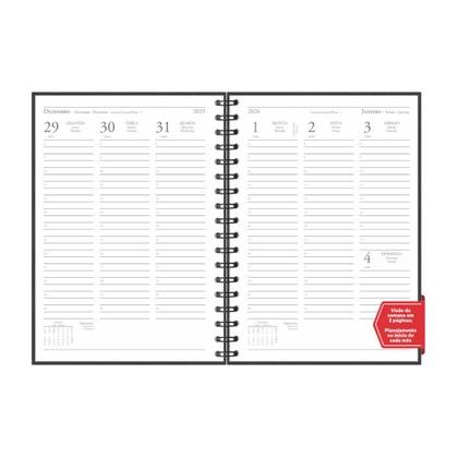 Imagem de Agenda 2026 Redoma Semanal Diamante Espiral 176 Páginas