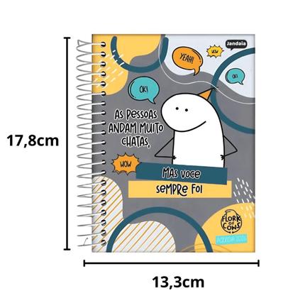 Imagem de Agenda anual espiral flork 352 páginas - jandaia