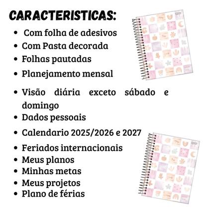 Imagem de Agenda anual espiral la creme 352pg - jandaia