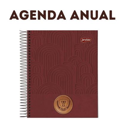 Imagem de Agenda anual espiral yale 352 páginas - jandaia
