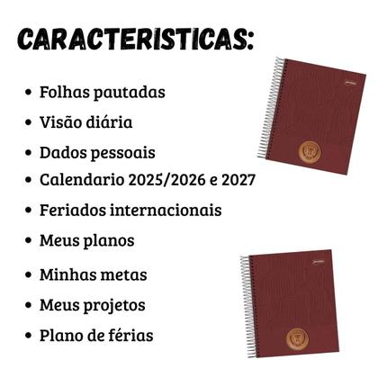 Imagem de Agenda anual espiral yale 352 páginas - jandaia