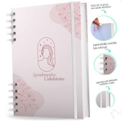 Imagem de Agenda Cabeleireira Agendamentos com forma pagamento Rosa