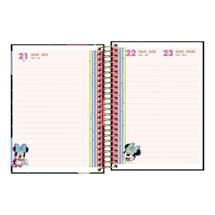 Imagem de Agenda Espiral Diária Minnie 2025 11,7 x 16,4cm TILIBRA