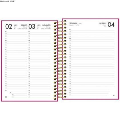 Imagem de Agenda Executiva Espiral Diária 2027 Napoli Tilibra 12,9 X 18,7 Cm 7891027145538