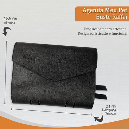 Imagem de Agenda Meu Pet 143-R Personalizada Raffai Couros