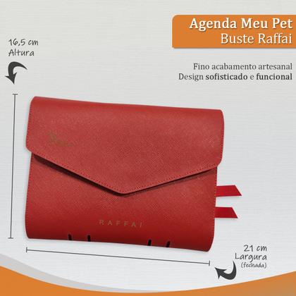 Imagem de Agenda Meu Pet 143-R Personalizada Raffai Couros
