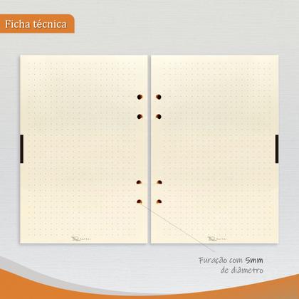 Imagem de Agenda Minhas Anotações 166-R Personalizada Raffai Couros