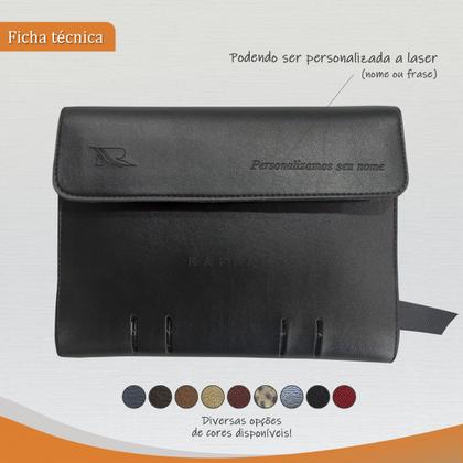 Imagem de Agenda Minhas Receitas 165-R Personalizada Raffai Couros