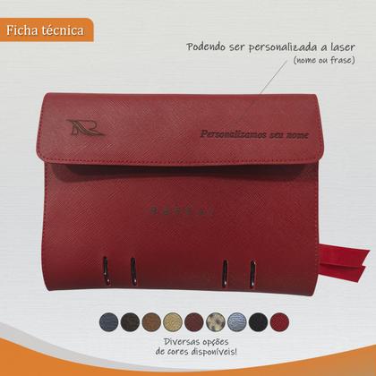 Imagem de Agenda Minhas Receitas 165-R Personalizada Raffai Couros