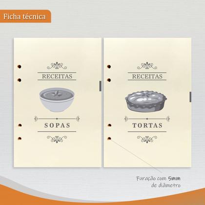 Imagem de Agenda Minhas Receitas 165-R Raffai Couros