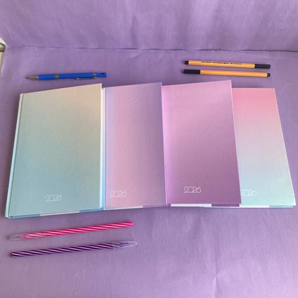 Imagem de Agenda Percalux Colorida Costurada 2026 Animativa