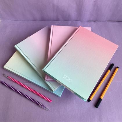 Imagem de Agenda Percalux Colorida Costurada 2026 Animativa