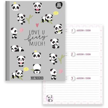 Imagem de Agenda Permanente MY Friends 64 Folhas 120X160MM Pacote com 10 Unidades