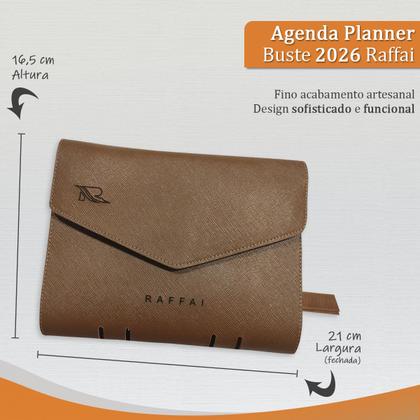 Imagem de Agenda Planner 2026 129-R Personalizada Raffai Couros