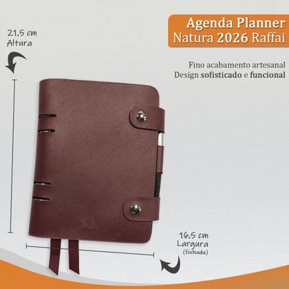 Imagem de Agenda Planner 2026 141-R Raffai Couros