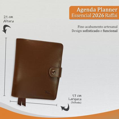 Imagem de Agenda Planner 2026 191-R Raffai Couros