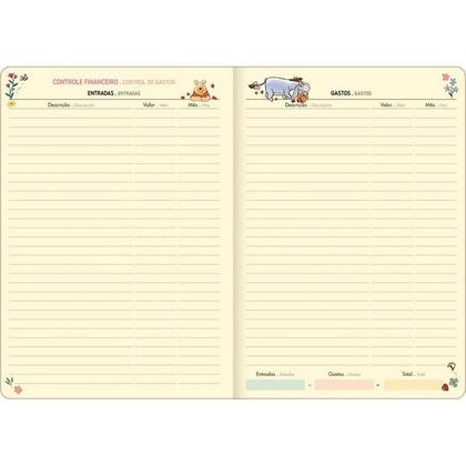 Imagem de Agenda Planner Grampeada Pooh 2026 Tilibra