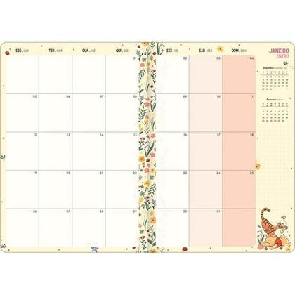 Imagem de Agenda Planner Grampeada Pooh 2026 Tilibra