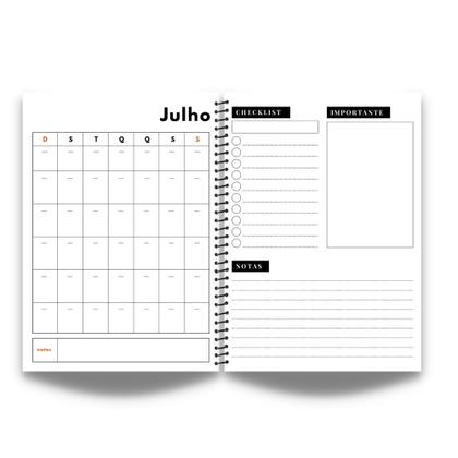 Imagem de Agenda Planner Profissões Cursos 2026 Meme Flork Jornalismo