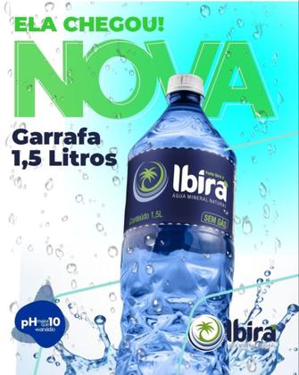 Imagem de Água Alcalina Ibirá 1,5l S/Gás Ph 10,16 Fardo com 6unidades
