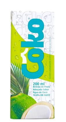 cocoページ Água de coco coko diversos sabores 200ml - 100 unidades - Água de