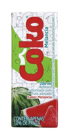 Água de coco coko diversos sabores 200ml - 100 unidades - Água de