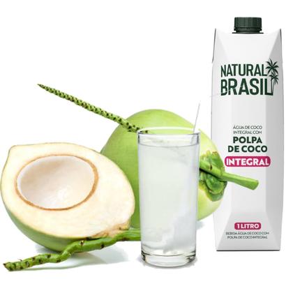 Imagem de Água De Coco Integral Com Polpa Natural Brasil 1L