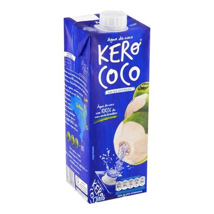 Imagem de Água de Coco Kero Coco Tetra Pack 1 Litro - Embalagem com 12 Unidades
