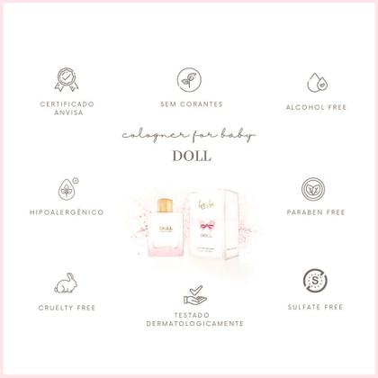 Imagem de Água de Colônia Doll 50ml Bebê Petit