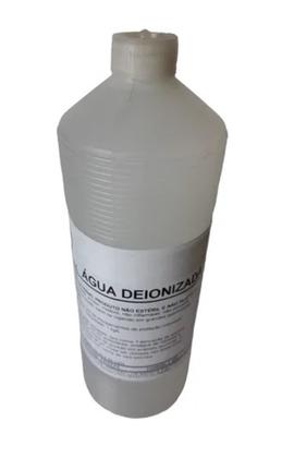 Imagem de Água Deionizada Desmineralizada Kit com 5L Ultra Pura Embalagem de 1 L Condutividade Menor que 5