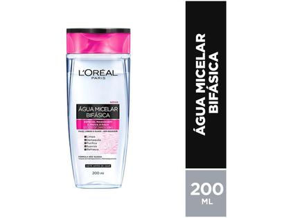 Imagem de Água Micelar Bifásica L'Oréal Paris Solução de Limpeza 5 em 1 200ml
