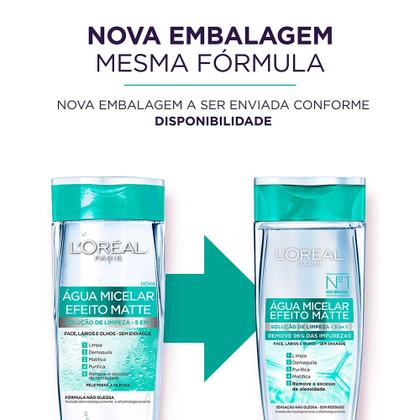 Imagem de Água Micelar Efeito Matte L'Oréal Paris - Solução de Limpeza Facial
