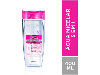 Imagem de Água Micelar L'Oréal Paris 5 Em 1 - Demaquilante 400ml