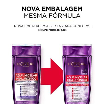 Imagem de Água Micelar Loreal com Ácido Hialurônico 200ml