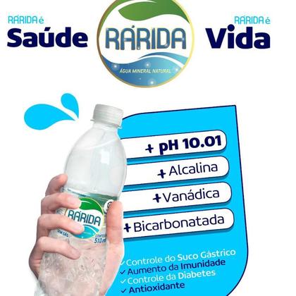 Imagem de Água Mineral Sem Gás 1500ml Rárida Alcalina Vanádio Com 06 Garrafas
