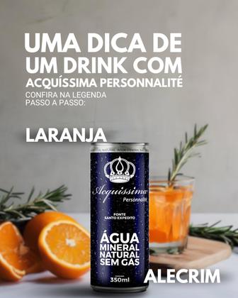 Água Natural Acquissima Lata 350ml - Pack 12 Unidades Ph 6,5 - AQUI DA ...